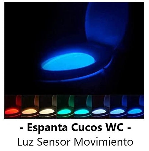 Espanta Cucos WC - Luz Sensor Movimiento