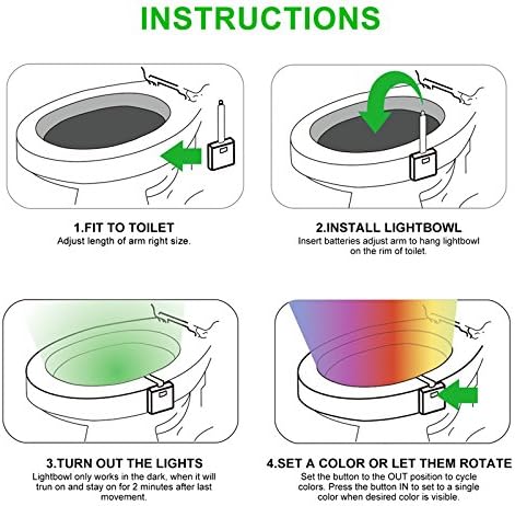 Espanta Cucos WC - Luz Sensor Movimiento