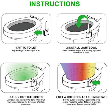 Espanta Cucos WC - Luz Sensor Movimiento